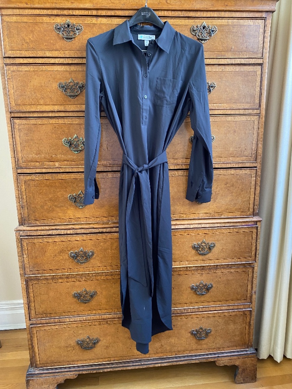 Coolibar SPF50+ Black Midi Dress